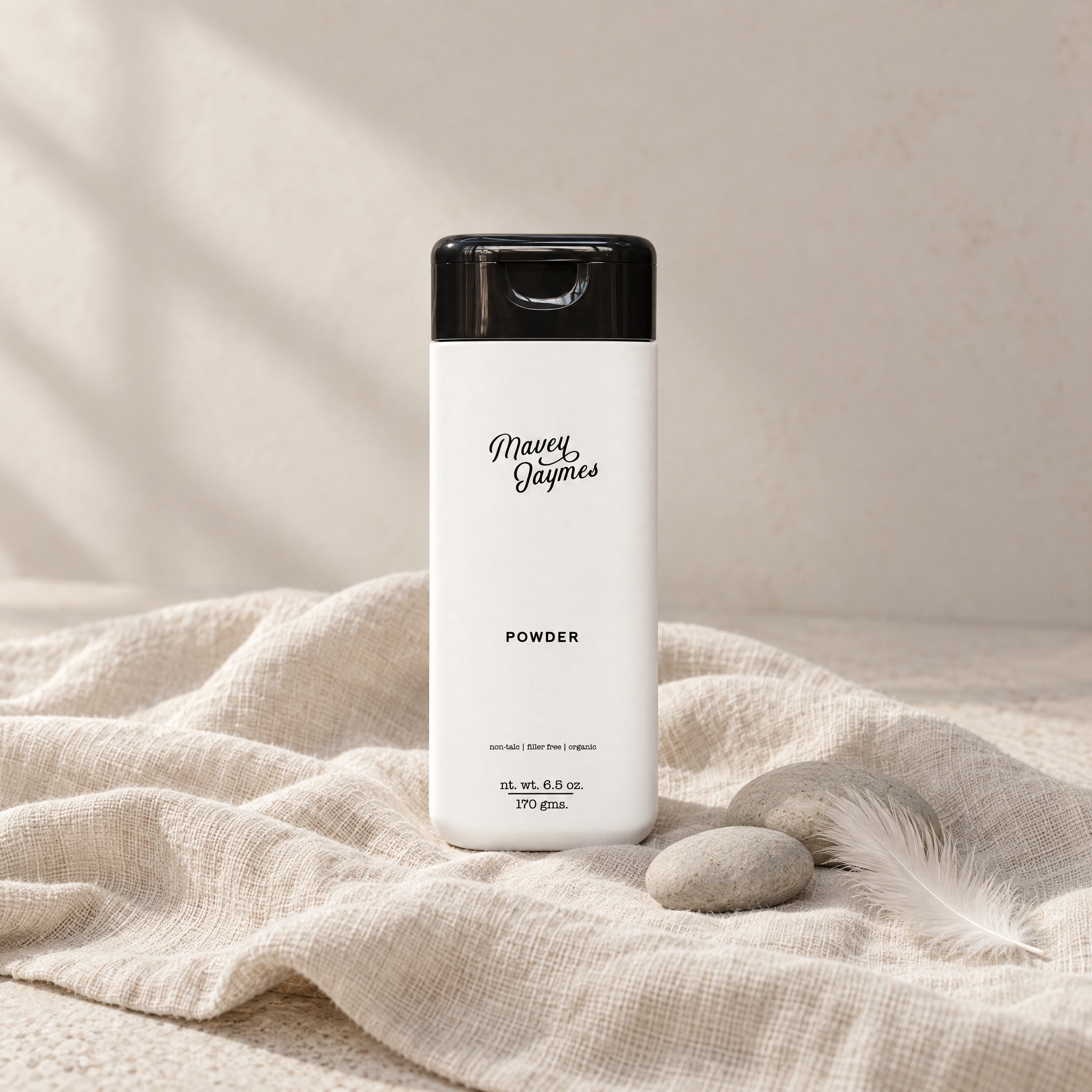 Organic Baby Powder | Talc Free | Mavey Jaymes Skincare